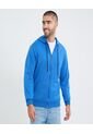 Buzo Para Hombre Zipper Color Azul Marca Ostu #60060384 de Ostu