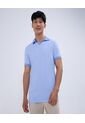 Polo Para Hombre Cuello Tejido Sin Bolsillo Color Azul  Marca Ostu #60110693 de Ostu
