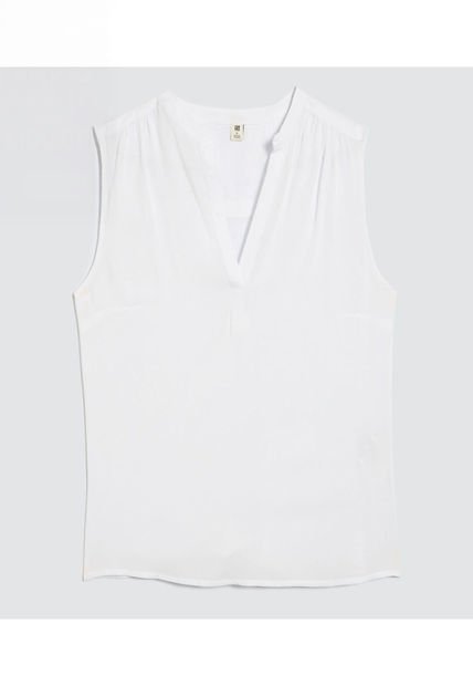 Blusa Para Mujer Manga Sisa Color Blanco Marca Ostu #40121065