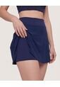 Falda  Para Mujer Corto Color Azul Marca Ostu #40140199 de Ostu