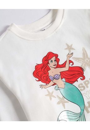 Buzo  Infantil Niña Cuello Redondo Color Crema Marca Ostu #90060165