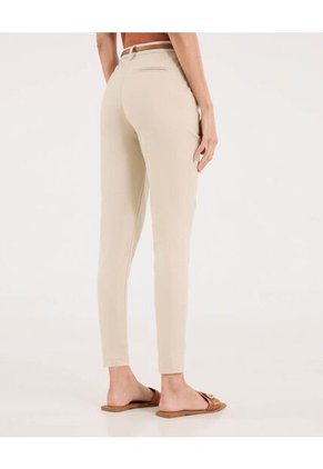 Pantalón Para Mujer Chino Color Marfil Marca Ostu #40070762
