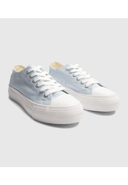 Tenis Para Mujer Canvas Color Azul  Marca Ostu #40720179