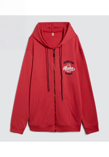 Buzo Para Hombre Zipper Color Rojo Marca Ostu #60060387