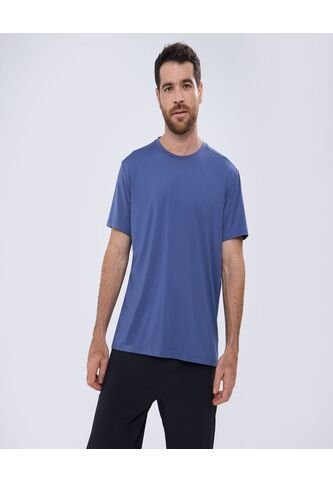 Camiseta Para Hombre Manga Corta Color Azul  Marca Ostu #60091288 Ostu