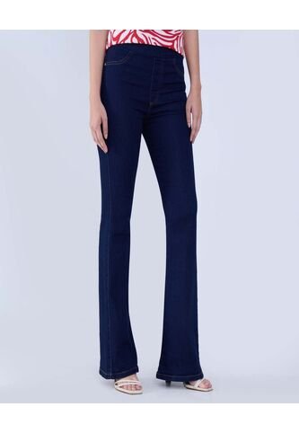 Jean Para Mujer Jeggings Flare Color Azul  Marca Ostu #40160470 Ostu