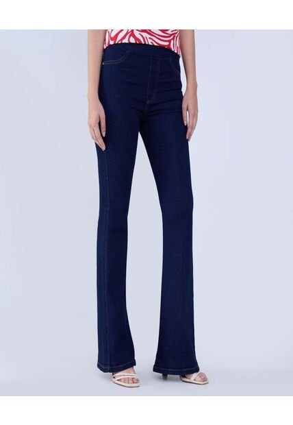 Jean Para Mujer Jeggings Flare Color Azul  Marca Ostu #40160470