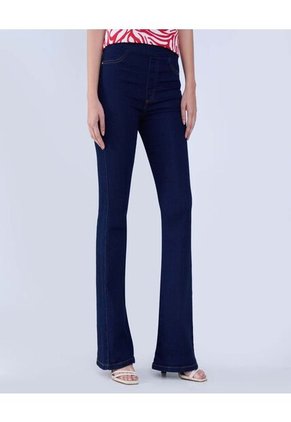 Jean Para Mujer Jeggings Flare Color Azul  Marca Ostu #40160470