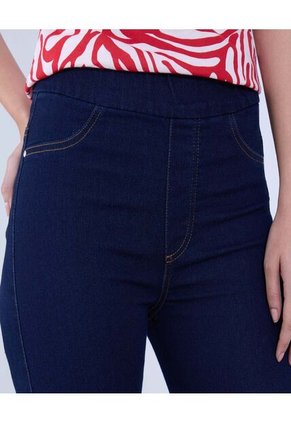 Jean Para Mujer Jeggings Flare Color Azul  Marca Ostu #40160470