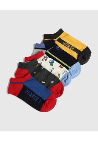 Medias Para Niño Invisible Color Pack X Marca Ostu #80980120 Ostu