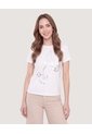 Camiseta Mickey So Cute  Para Mujer Crema Ostu de Ostu
