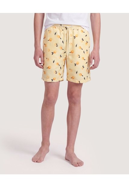 Niño-Bermuda Bañadora Frutas  Infantil Niño Crema Ostu