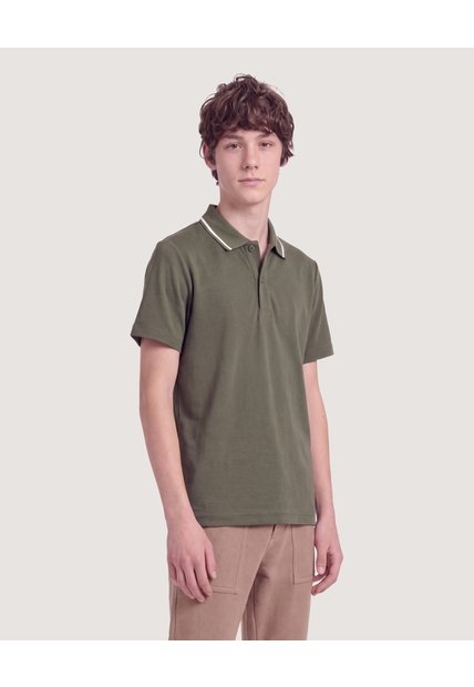 Niño-Polo Essential  Infantil Niño Verde Ostu
