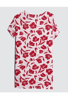 Blusa Para Mujer Manga Corta Color Rojo Marca Ostu #40120960