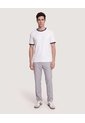 Camiseta Retro Contrast  Para Hombre Crema Ostu de Ostu