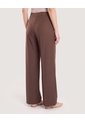 Pantalón Wide Leg Sastre  Para Mujer Café Ostu de Ostu