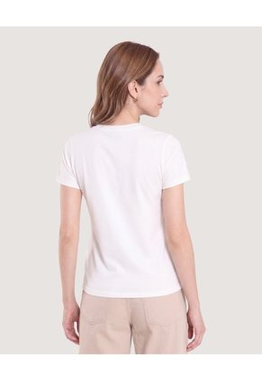 Camiseta Mickey So Cute  Para Mujer Crema Ostu