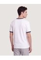 Camiseta Retro Contrast  Para Hombre Crema Ostu de Ostu