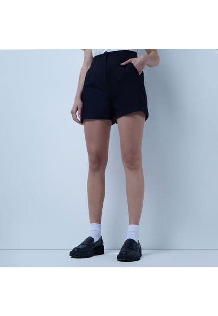 Short Mujer Ostu  Negro Poliéster 40190270-10