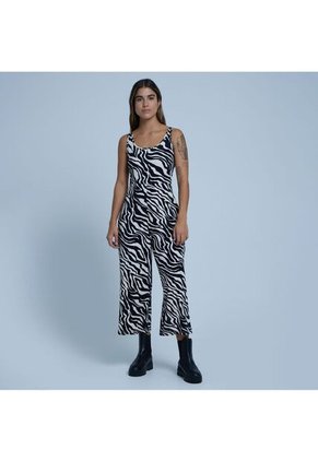 Enterizo Para Mujer Manga Sisa Color Blanco Marca Ostu #40320093