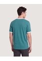 Camiseta Retro Contrast  Para Hombre Verde Ostu de Ostu