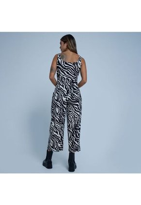 Enterizo Para Mujer Manga Sisa Color Blanco Marca Ostu #40320093