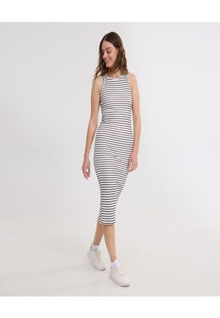 Vestido Para Mujer M/Sisa Largo Color Blanco Marca Ostu #40170329