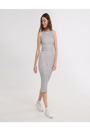 Vestido Para Mujer M/Sisa Largo Color Blanco Marca Ostu #40170329