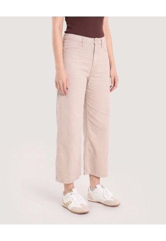 Jean Culotte Easy Fit  Para Mujer Arena Ostu Ostu