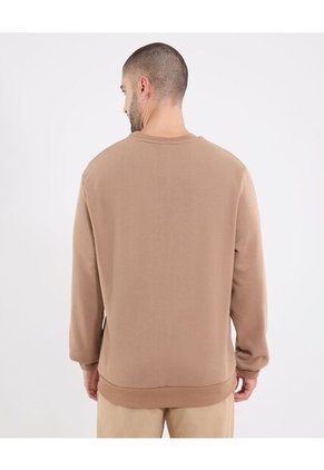 Buzo  Para Hombre Cuello Redondo Color Café Marca Ostu #60060603