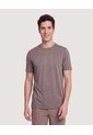 Camiseta Active Jaspe  Para Hombre Café Ostu de Ostu