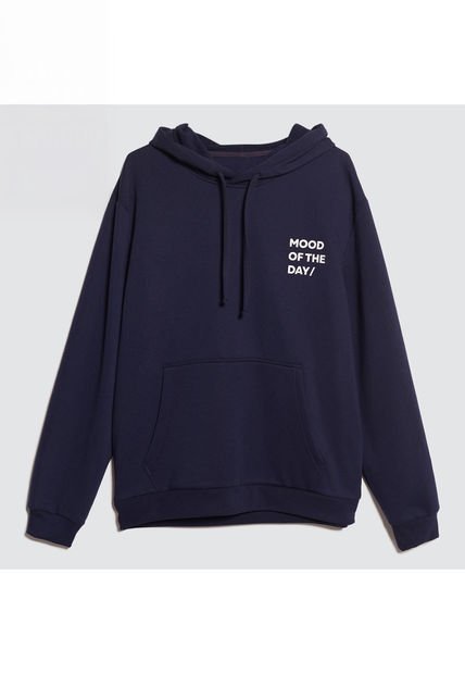 Buzo Para Hombre Hoodie Color Azul  Marca Ostu #60060274