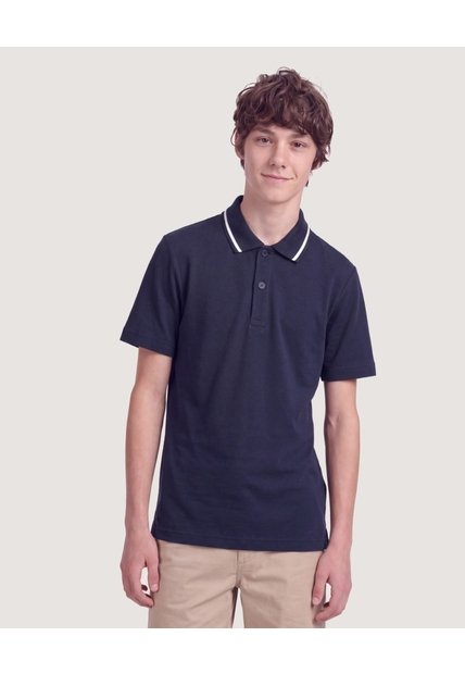 Niño-Polo Essential  Infantil Niño Azul Ostu
