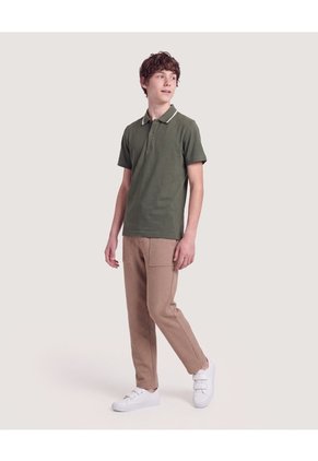 Niño-Jogger Texturizado Infantil Niño Camel Ostu