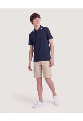 Niño-Polo Essential  Infantil Niño Azul Ostu
