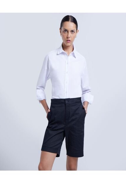 Bermuda Para Mujer  Color Negro Marca Ostu #40100039