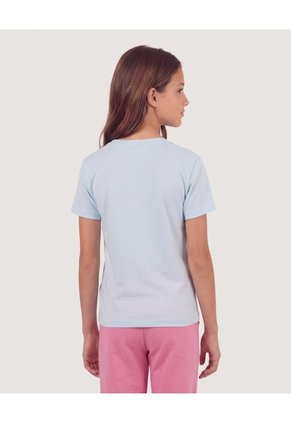 Niña-Camiseta Dreamer Heart Infantil Niña Azul Ostu
