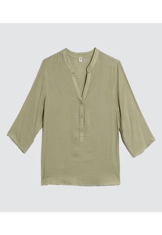 Blusa Para Mujer Manga 3/4 Color Verde  Marca Ostu #40120928 Ostu