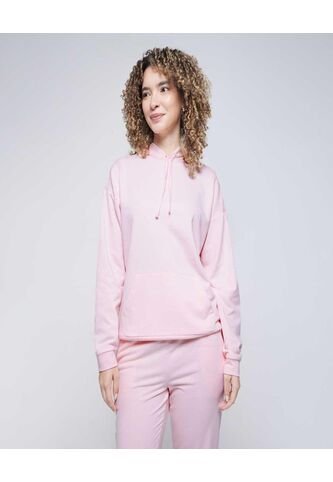 Buzo Para Mujer Hoodie Color Rosa Marca Ostu #40060372 Ostu