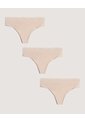 Panty Tanga Pack X3 Encaje X3 Para Mujer Surtido Ostu de Ostu