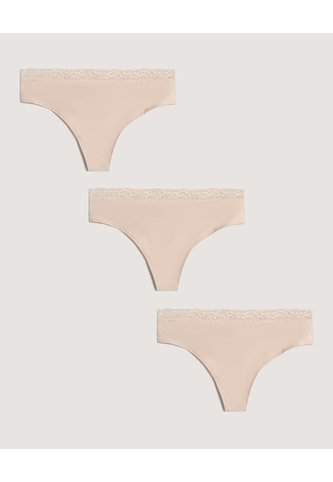 Panty Tanga Pack X3 Encaje X3 Para Mujer Surtido Ostu Ostu