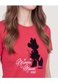 Camiseta Minnie Mouse Roxo  Para Mujer Vino Ostu de Ostu