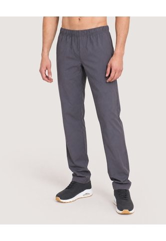 Pantalón Deportivo Antifluido  Para Hombre Gris Ostu Ostu