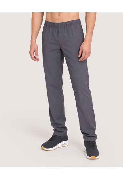 Pantalón Deportivo Antifluido  Para Hombre Gris Ostu