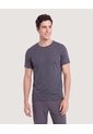 Camiseta Active Jaspe  Para Hombre Negro Ostu de Ostu