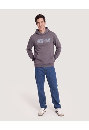 Hoodie Spider-Man Legacy  Para Hombre Gris Ostu