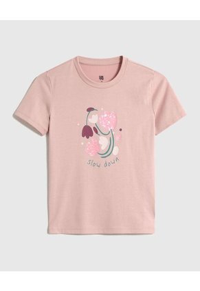 Pijama Infantil Niña M/C P/L Color Rosa Marca Ostu #90040084