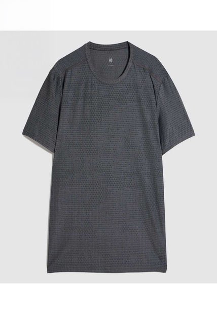 Camiseta Para Hombre Manga Corta Color Negro Marca Ostu #60091302