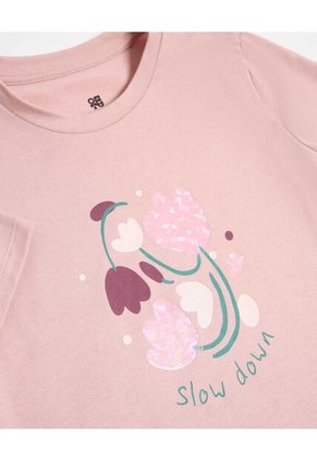 Pijama Infantil Niña M/C P/L Color Rosa Marca Ostu #90040084