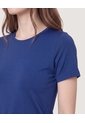 Camiseta Active Regular  Para Mujer Azul Ostu de Ostu